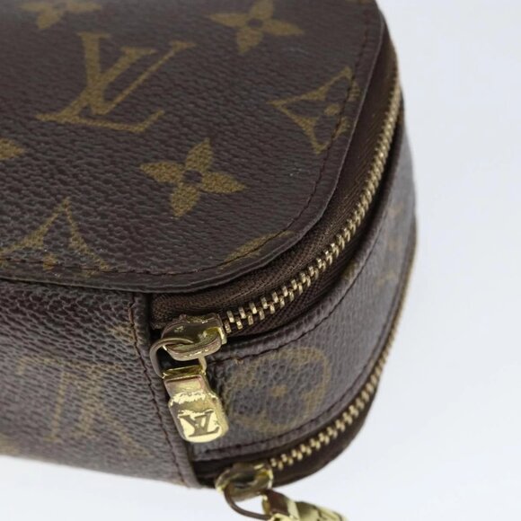 LOUIS VUITTON Monogram Trousse Brush PM Cosmetic Pouch M47510 LV Auth 149213 - Picture 4 of 16